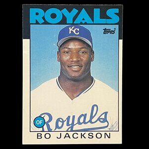 Bo Jackson 1986 Topps Traded #50T | RC Rookie Baseball Card | NM+ or Better